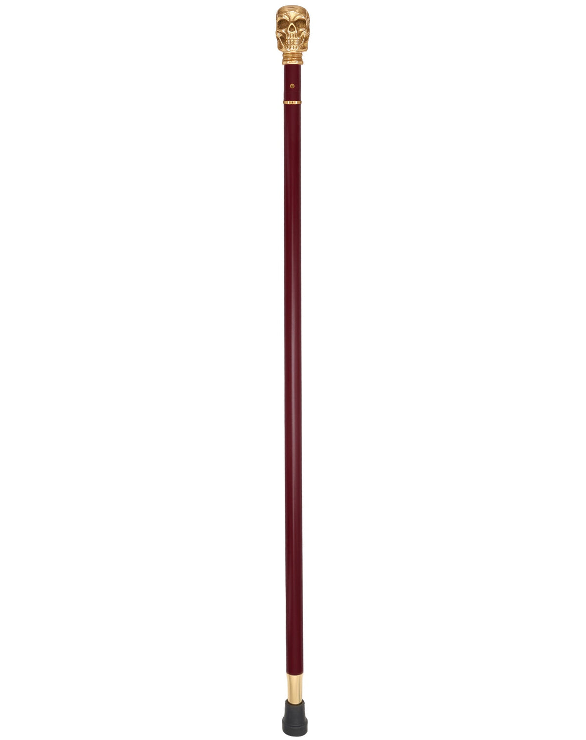 Custom RC Swords Brass Skull Handle Sword Cane – Mahogany Metal Shaft, 29" Blade