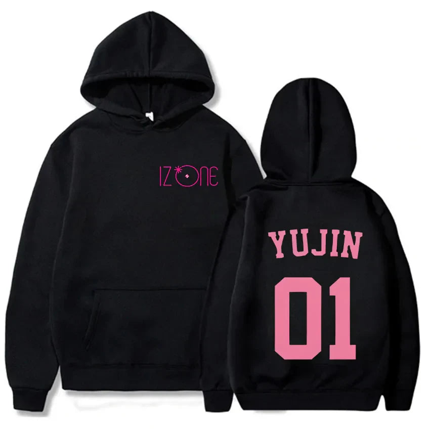 K-Pop Inspired Oversized Graphic Hoodie
