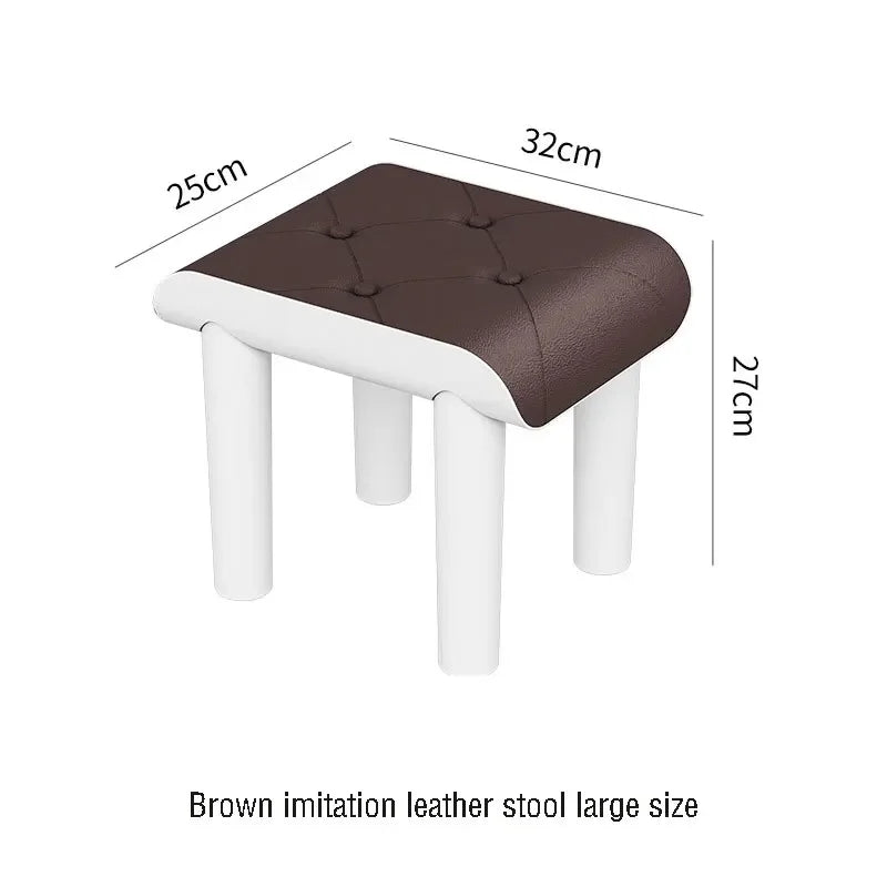 Multi-Functional Portable Office Footrest & Stackable Stool – L-Brown