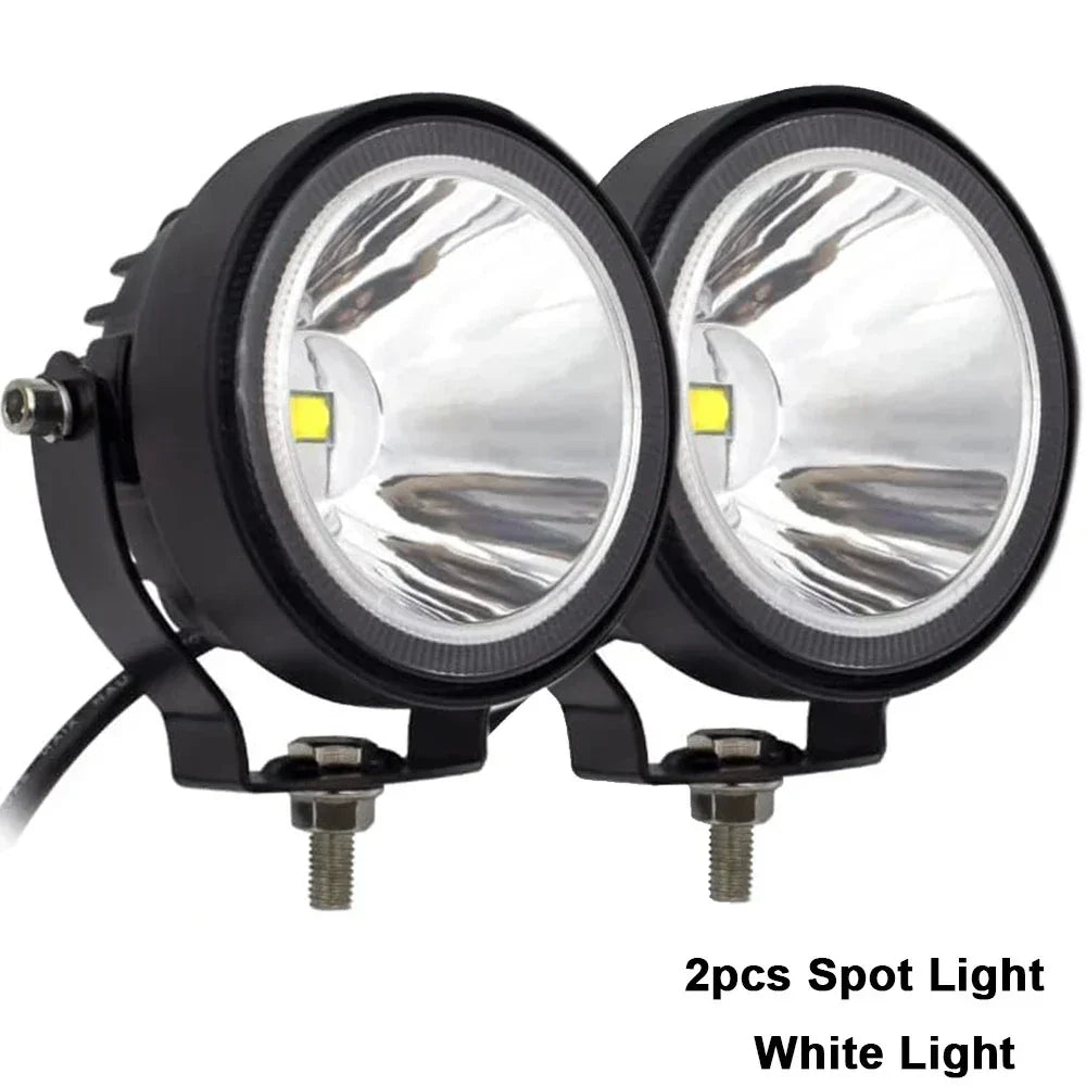 LED Work Light – Offroad Round Spotlights for Car