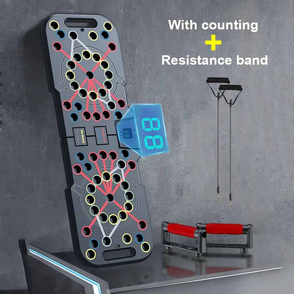 Multifunctional Electronic Push Up Board with Counting Feature