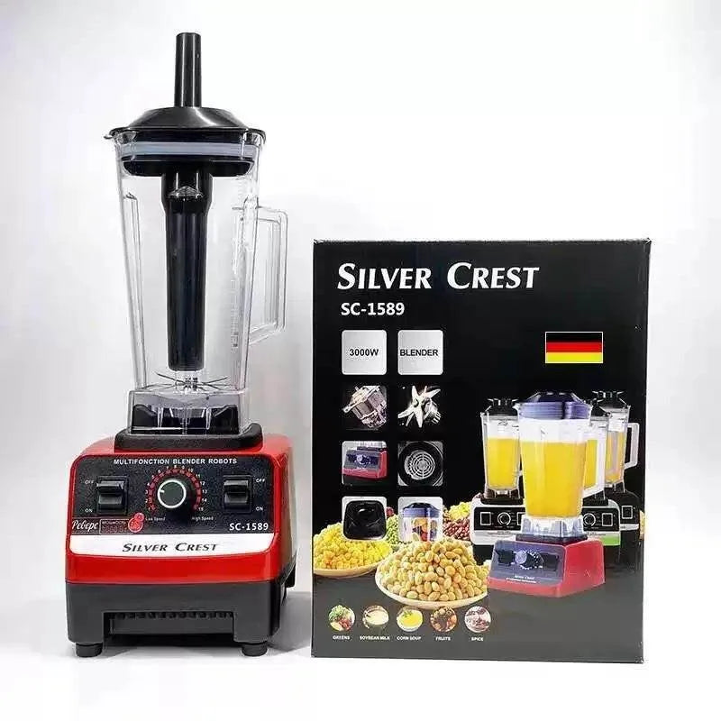 2L Electric Fruit & Food Blender - 15-Speed with Automatic Pulp Ejection