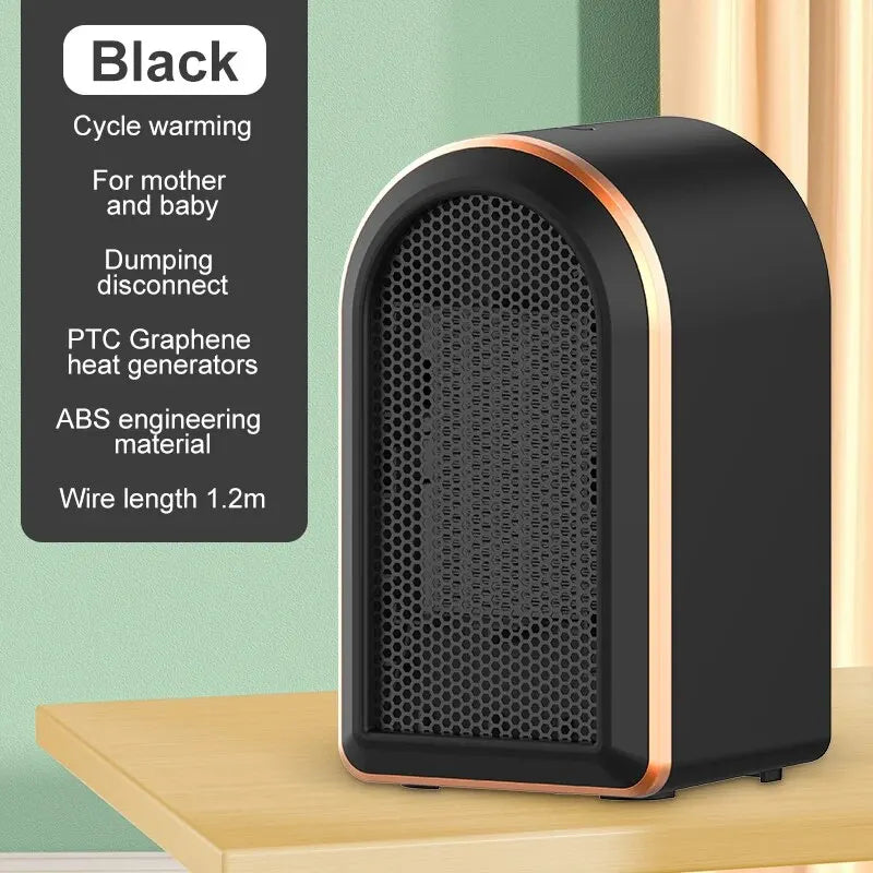 1200W Portable Electric Heater - Efficient Room Heating Solution