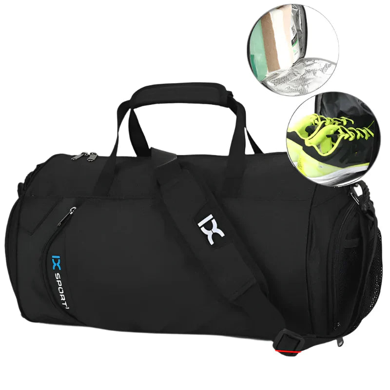 Outdoor Training Bag Wet Dry Separation Black