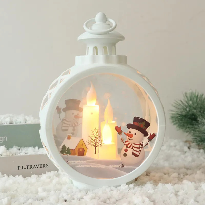 Snowman White LED Lights for Stunning Storefront Window Decor