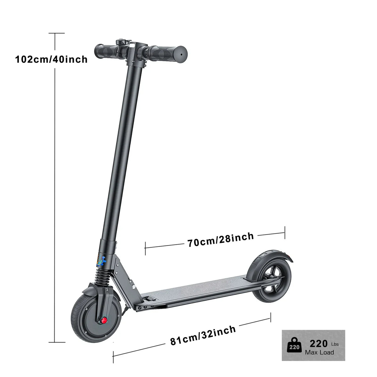 CAROMA Electric Scooter for Women - Foldable, 40-60km Range