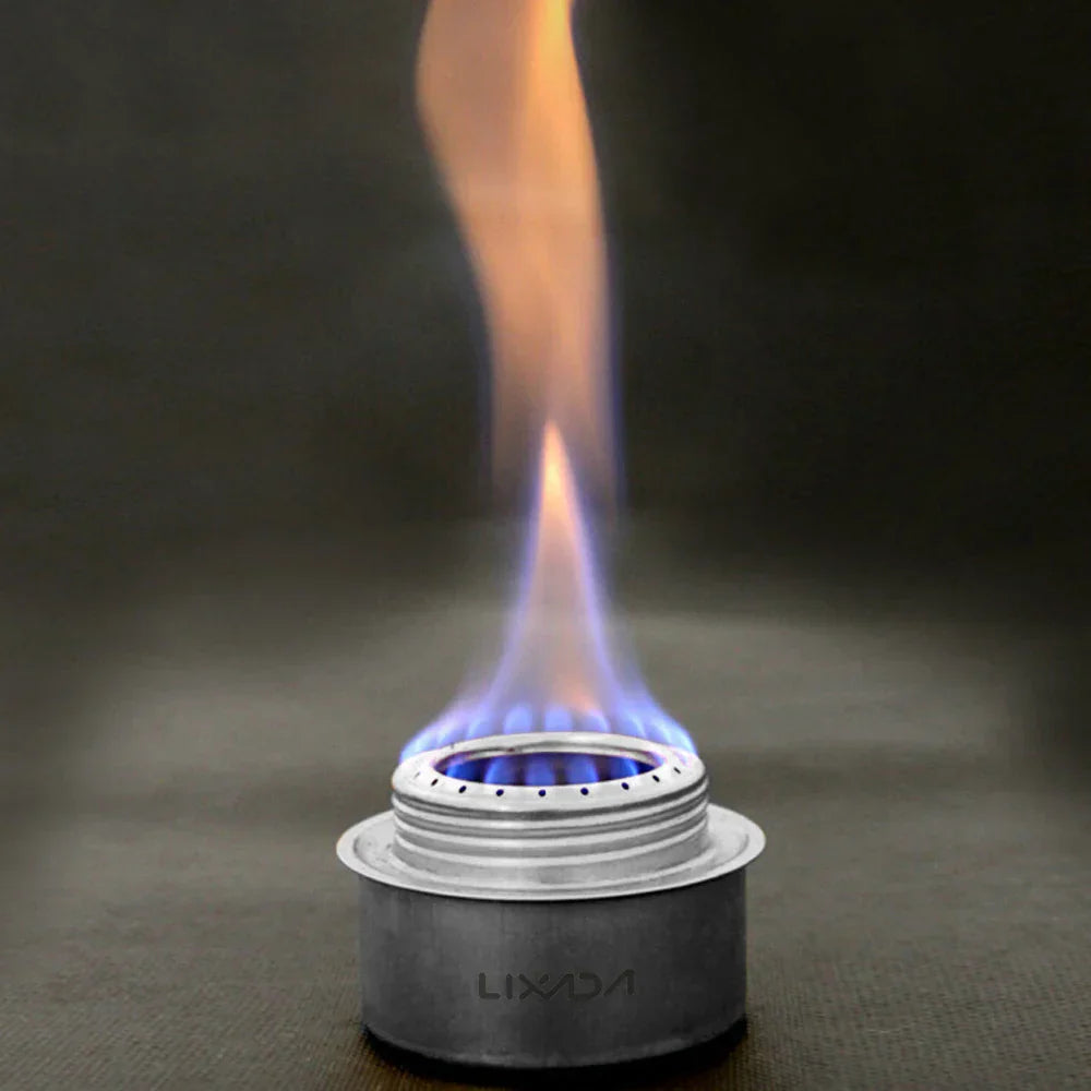 Alcohol Stove Set with Windshield Silver