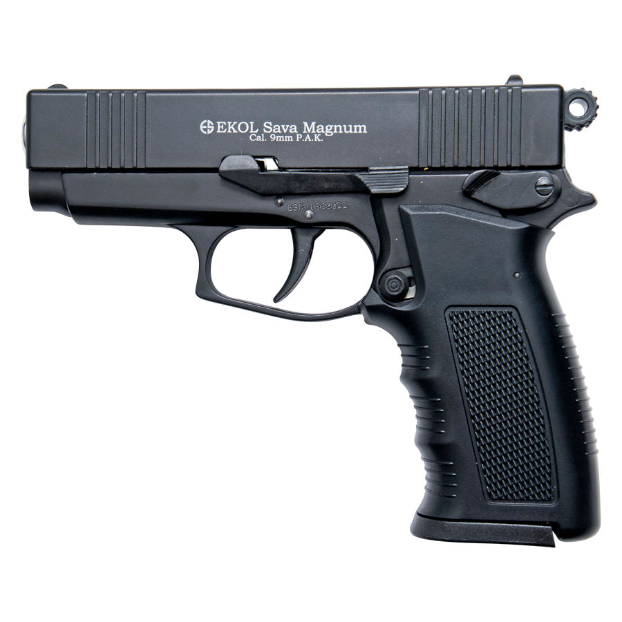 Sava Magnum Blank Firing Replica Pistol Black Finish - TOPHATTER'S ARMORY DEALS