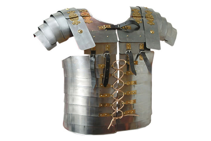 Roman Soldier Military Lorica Segmentata Body Armor 18 Guage Steel - TOPHATTER'S ARMORY DEALS