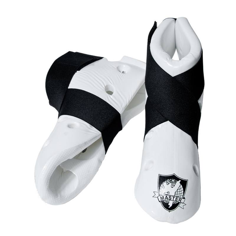White Student Martial Arts Sparring Foot Gear Shoes Size Medium
