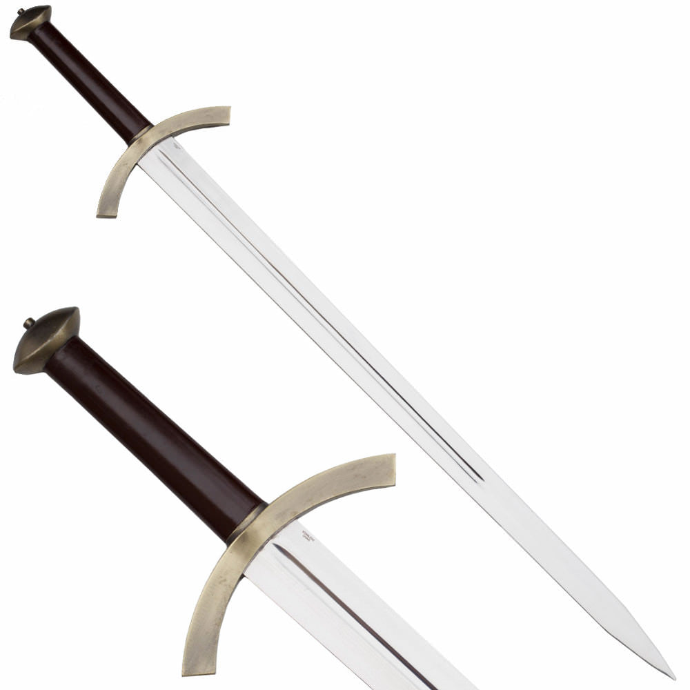 42.5" Northern King's Medieval Sword With Display Wall Plaque