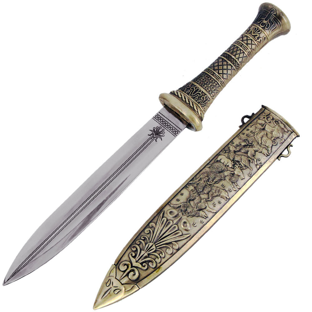 Ottoman Turkish Arabic Decorative Dagger Metal Scabbard