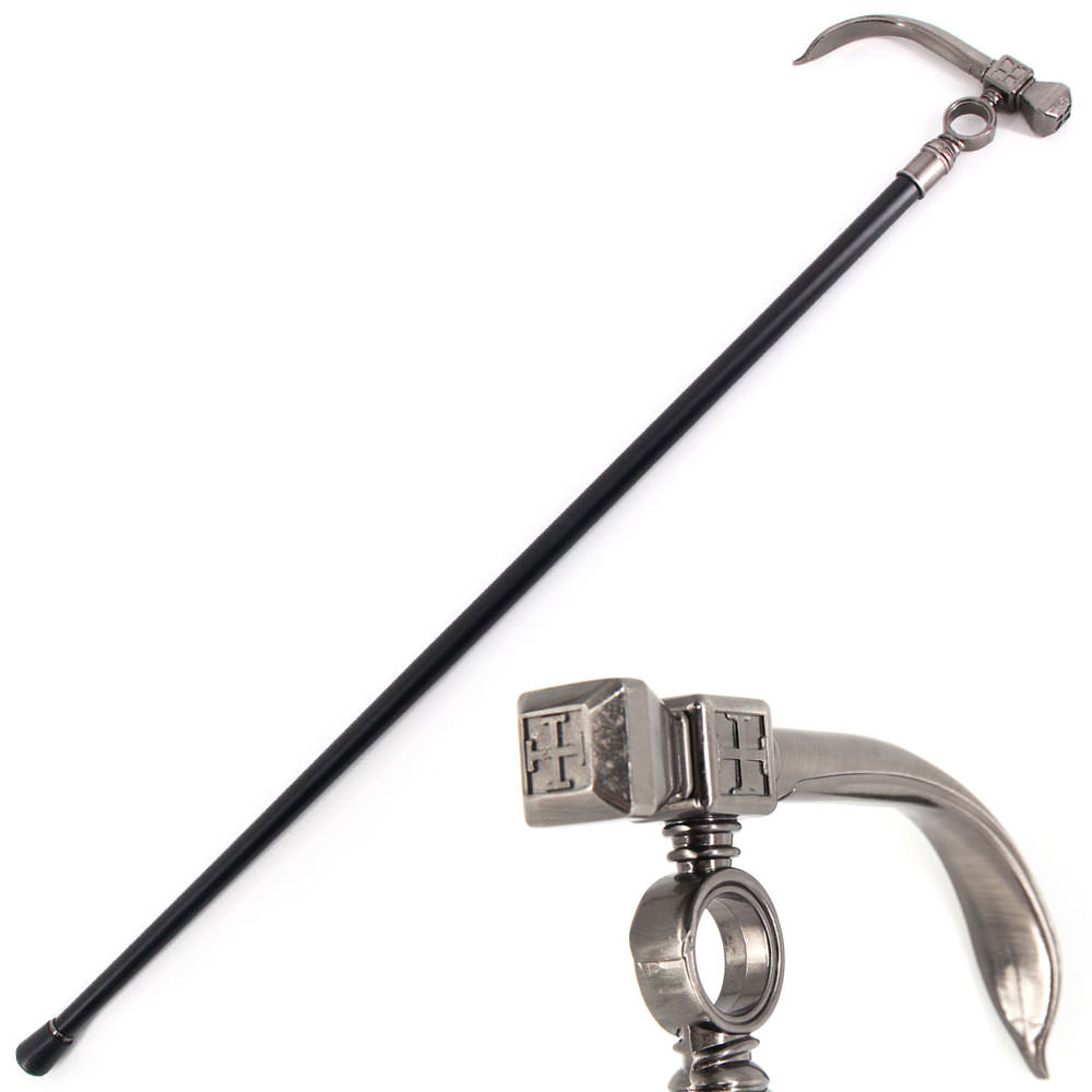 37 Inch Hammer Style Gentleman's Walking Stick Cane - TOPHATTER'S ARMORY DEALS