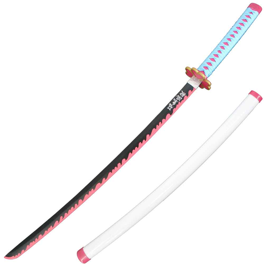 40.5" ABS Plastic Blade Mitsuri Kanroji Nichirin Katana Samurai Sword Demon - TOPHATTER'S ARMORY DEALS
