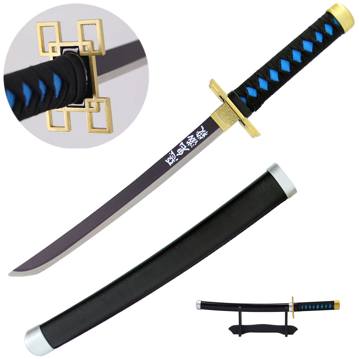 Muichiro Tokito's White Nichirin Miniature Katana - Muichiro Sword - TOPHATTER'S ARMORY DEALS
