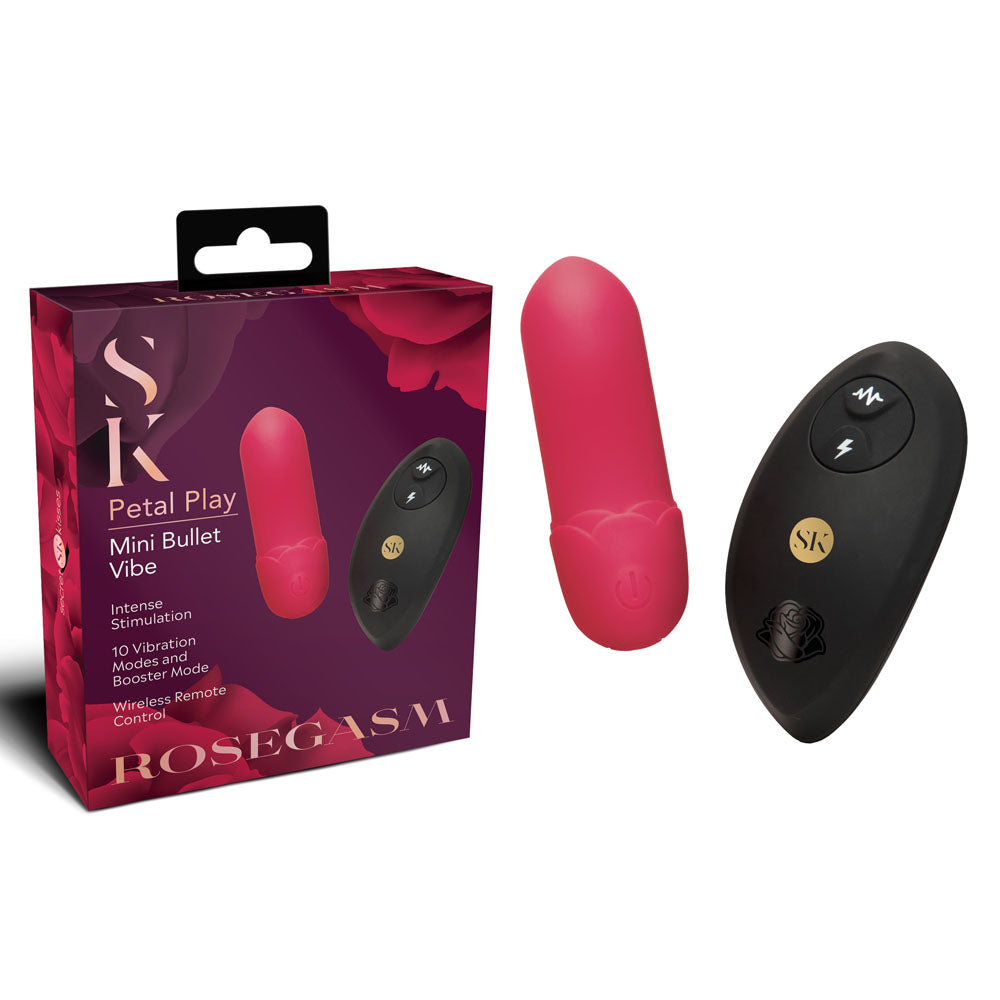 Rosegasm Petal Play Mini Bullet Vibe – Compact Bullet Vibrator