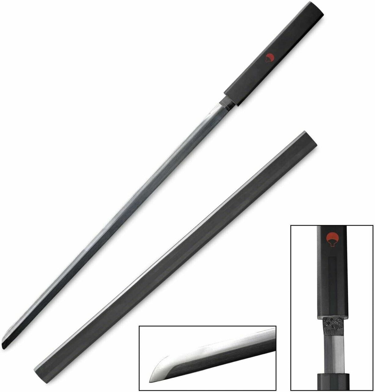 Hand Crafted Sasuke Kusanagi Dark Grass Cutter Ninja Sword - TOPHATTER'S ARMORY DEALS