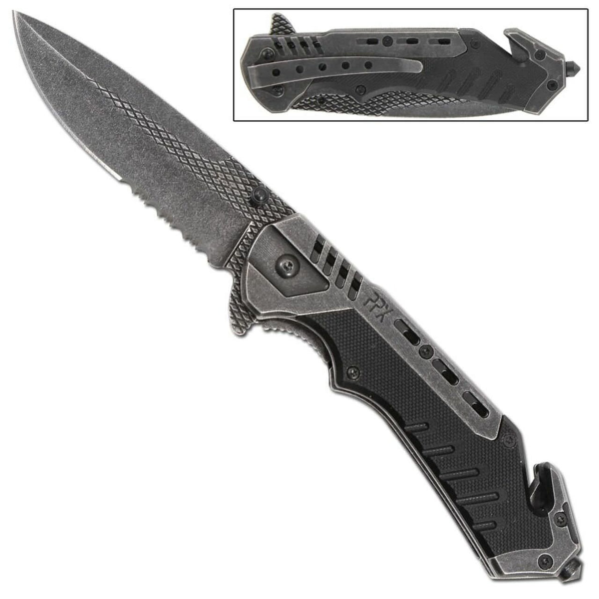 3.5" Blade Tactical EDC Spring-Assist Folding Knife G10 Handle - TOPHATTER'S ARMORY DEALS