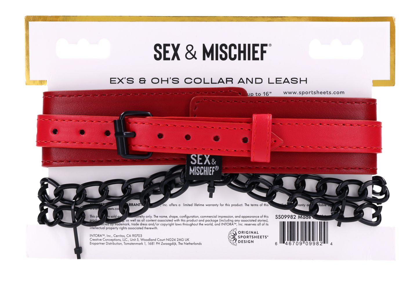 Ex's & Oh's Collar and Leash