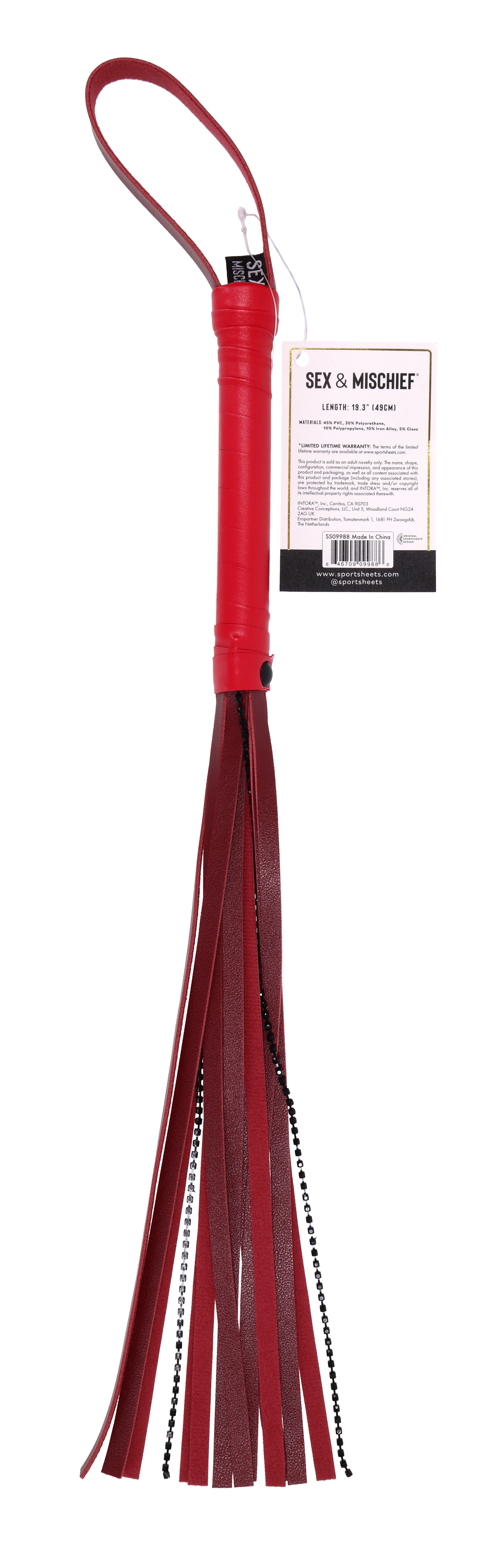 Ex's & Oh's Crystal Flogger