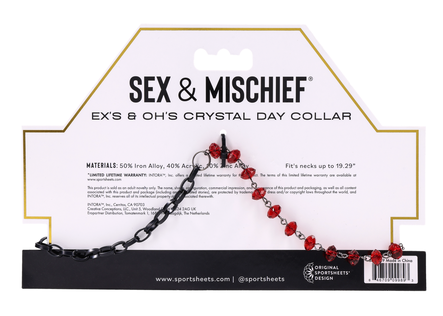 Ex's & Oh's Crystal Day Collar