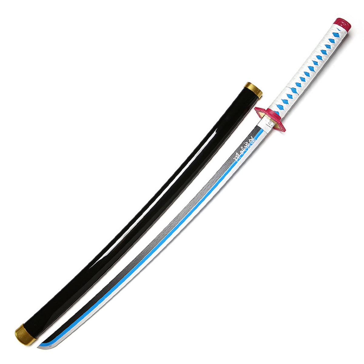 Giyu Tomioka Nichirin Katana Samurai Demon Sword - TOPHATTER'S ARMORY DEALS