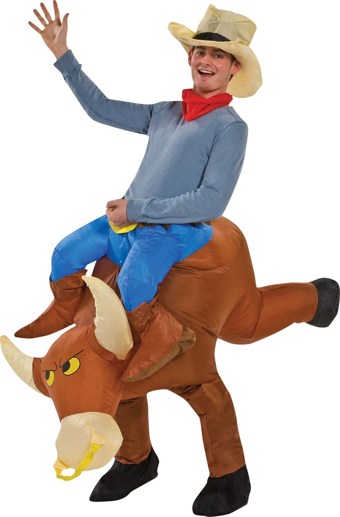 Men's Bull Rider Inflatable Costume