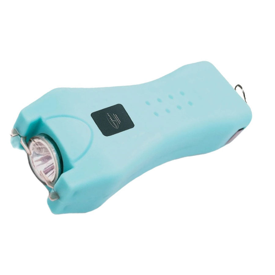 Turquoise Slim Compact Rechargeable Stun Gun with Led Light - TOPHATTER'S ARMORY DEALS