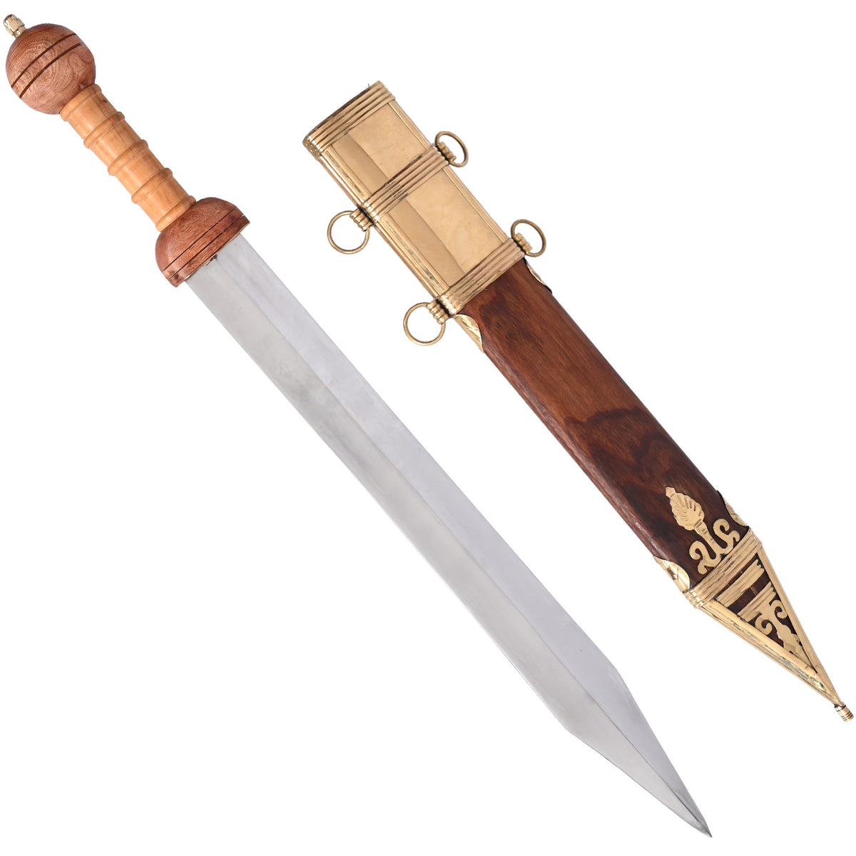 Handmade Roman Gladius Historic Sword With Scabbard - TOPHATTER'S ARMORY DEALS