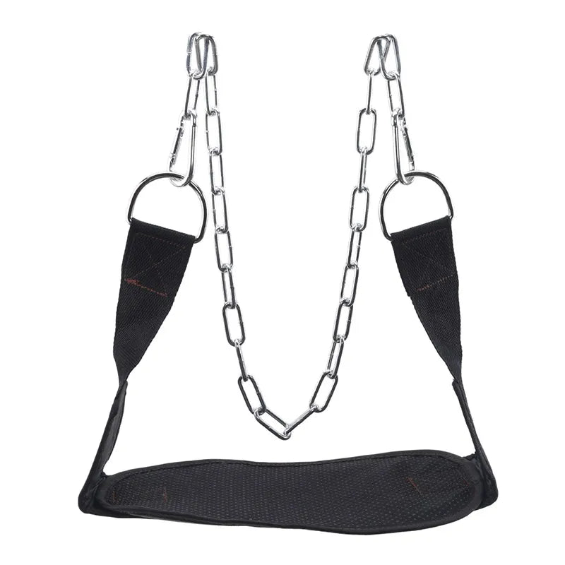 Thick Neoprene Weight Lifting Belt with Chain