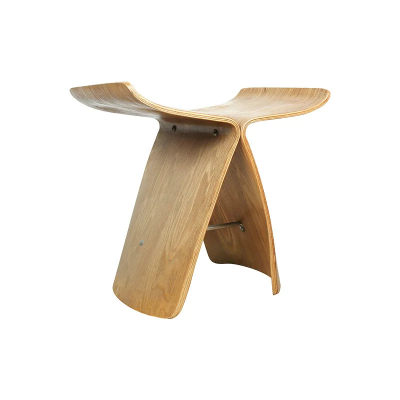 NEOBA Stool Ins Danish Butterfly Chair Stool(Beige)