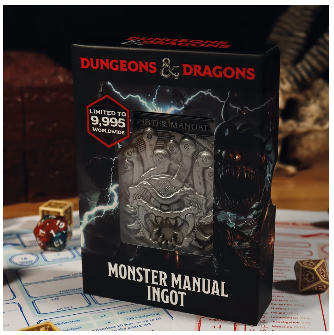 Dungeons & Dragons – Official Limited Edition Monster Manual Ingot