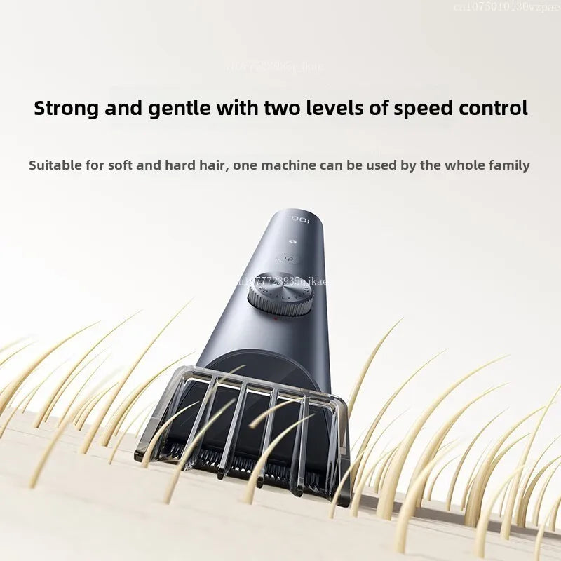 2 in 1 Electric Hair Clipper & Shaver Wireless Barber Trimmer for Men Grey