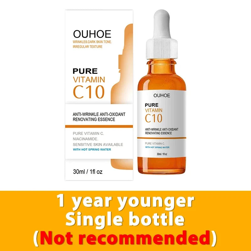 Wrinkle Remover Face Serum - Lifting, Firming, Anti-Aging Essence with Vitamin C
