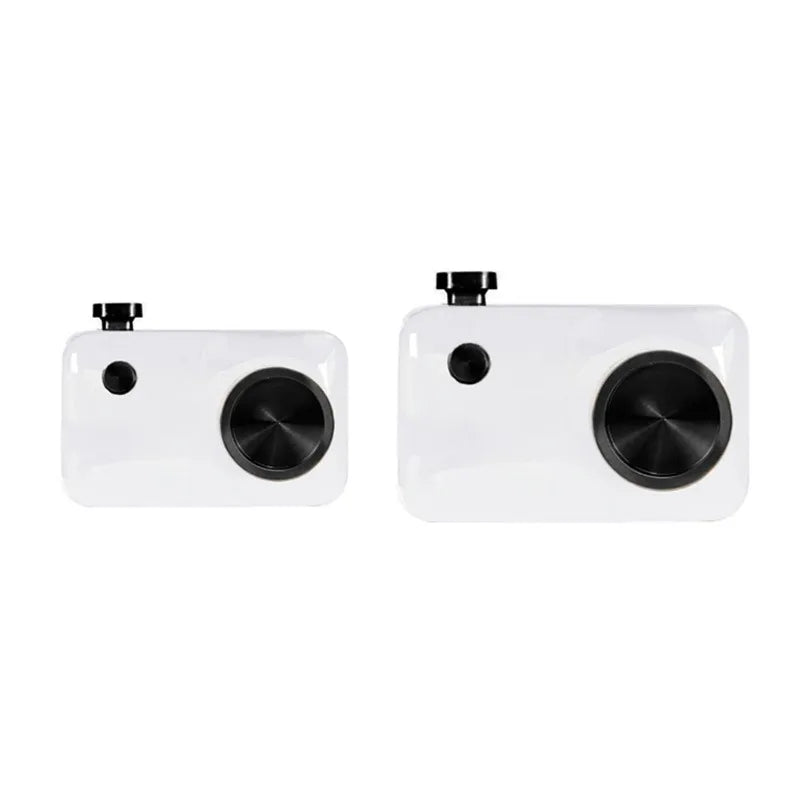 Crystal Camera Sculpture: Elegant Living Room and Office Decor