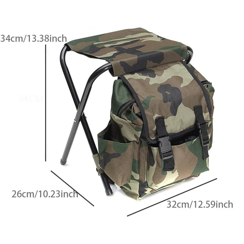 2 in 1 Folding Fishing Chair Bag