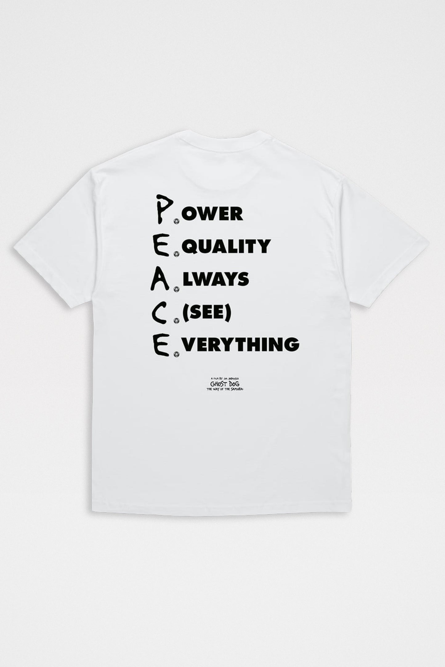 Skate Muzik x Ghost Dog “Dog” Tee White