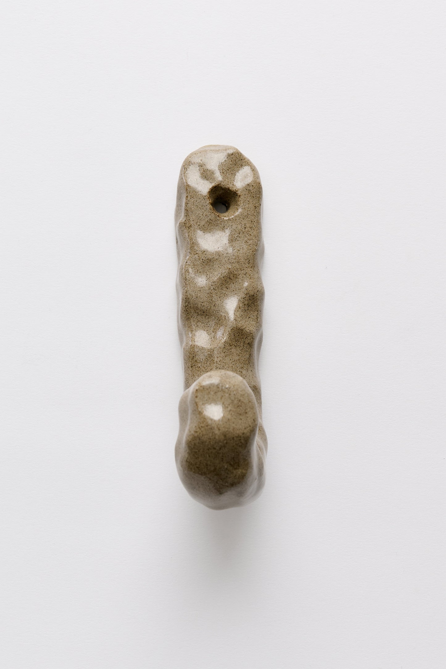 Johanna Lundberg Large Ceramic Hook Grey
