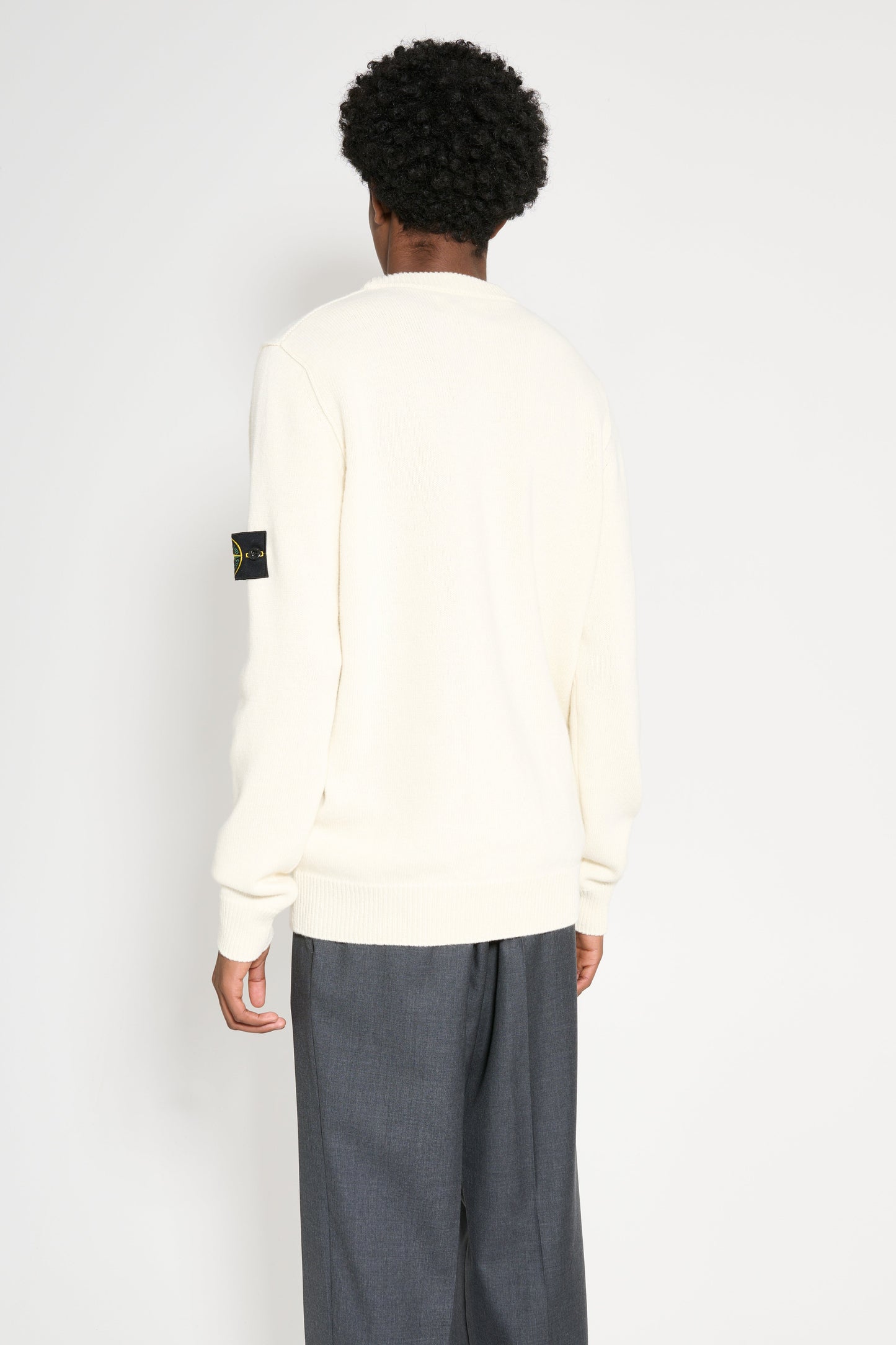 Stone Island Knitted Sweater Natural