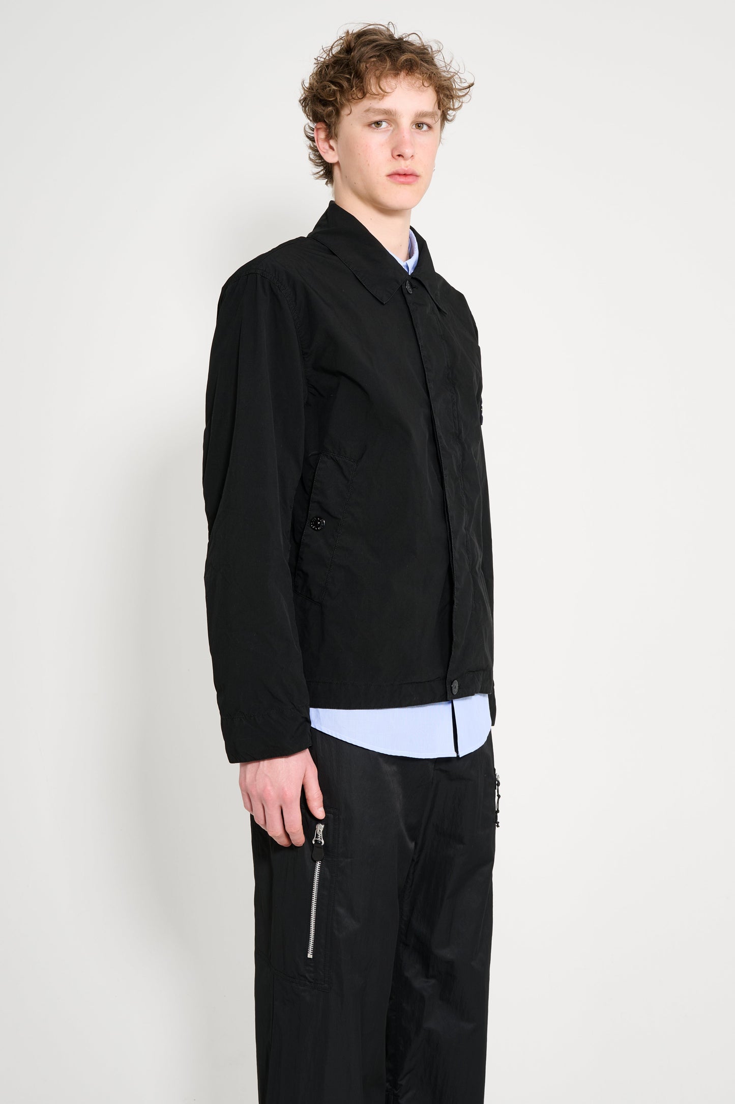 Stone Island Light Compact Touch Poly-TC Jacket Black