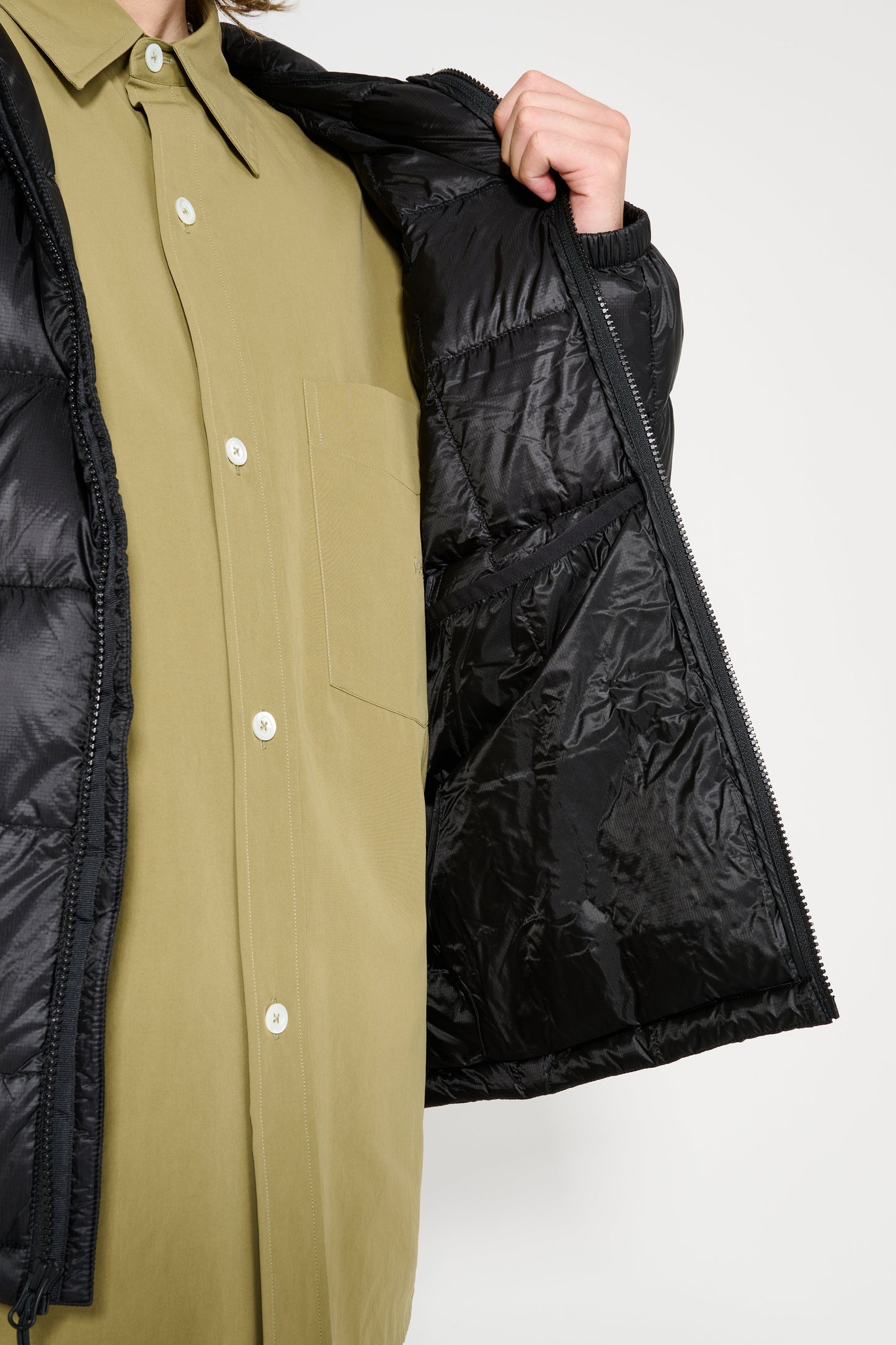 Stüssy Midweight Hooded Puffer Black