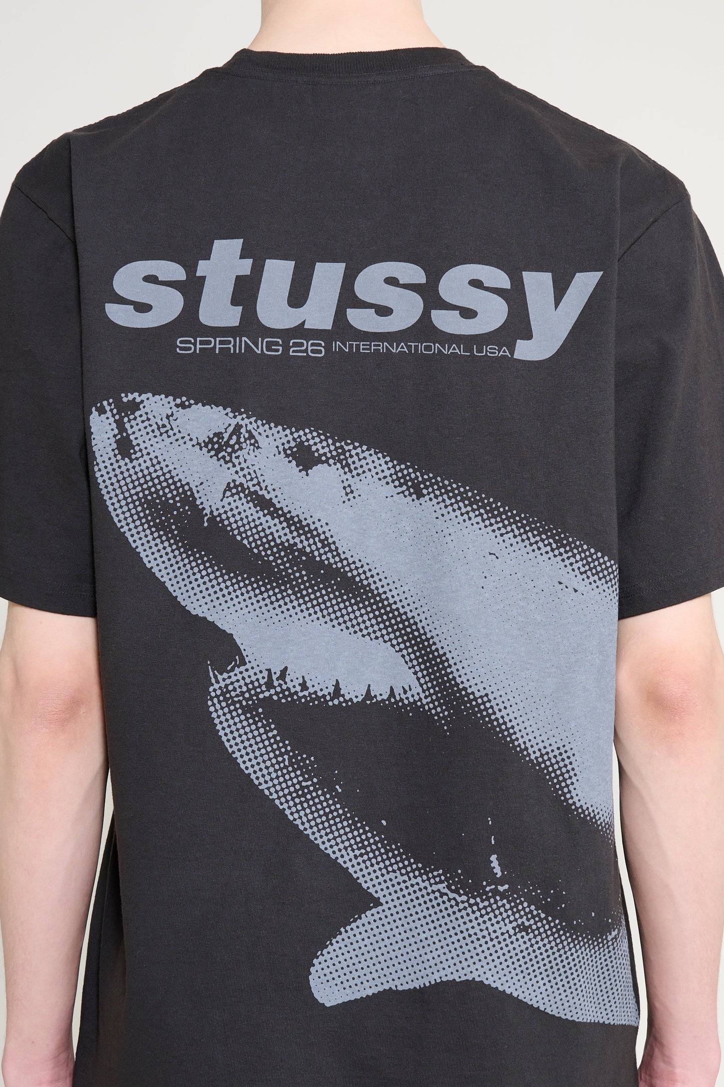 Stüssy Shark Pigment Dyed Tee Faded Black