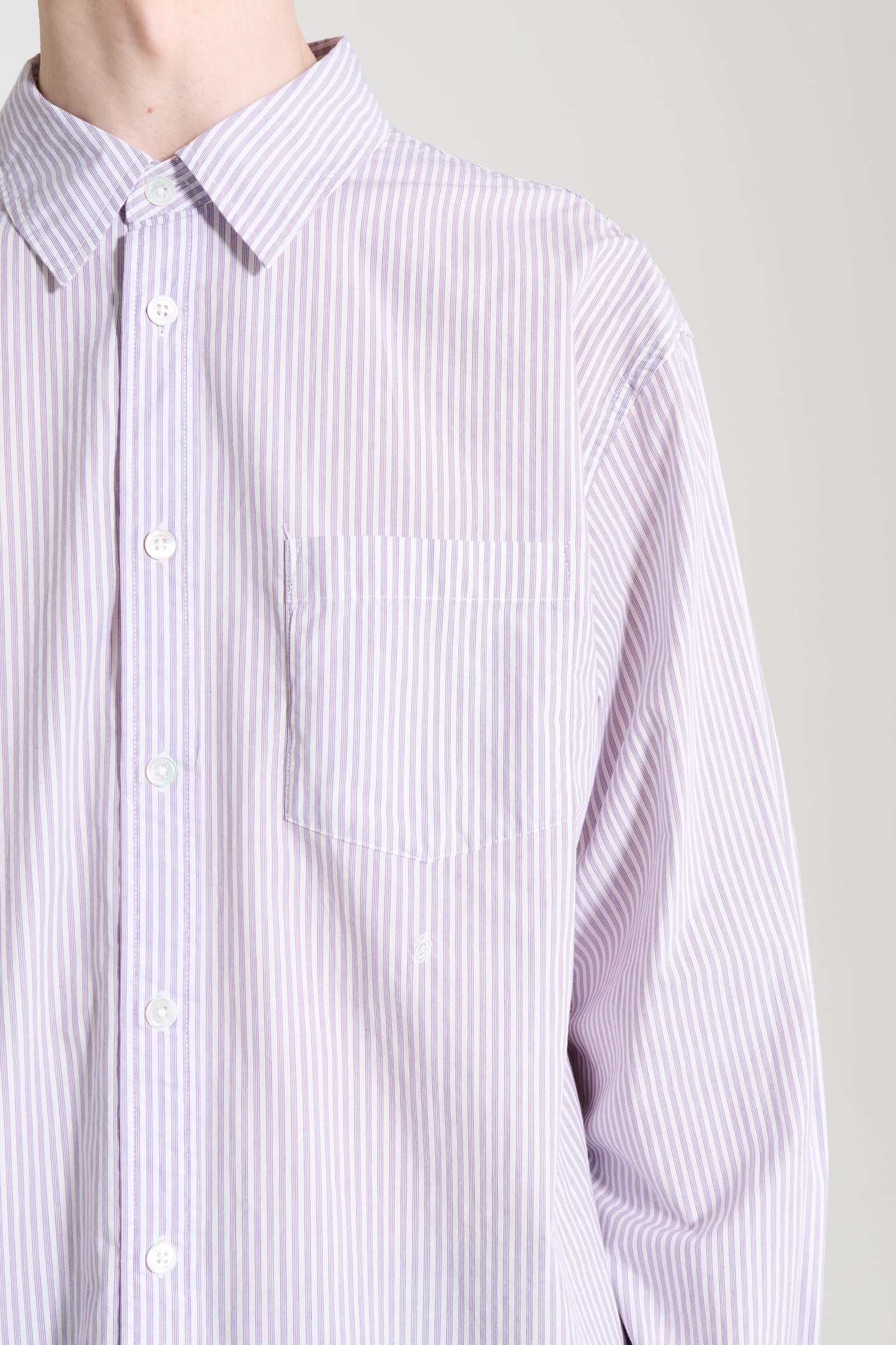 Stüssy Standard Shirt Purple Stripe