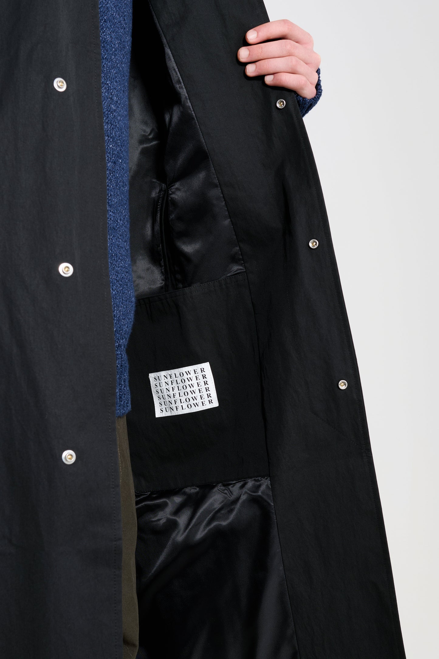 Sunflower Raglan Coat Black