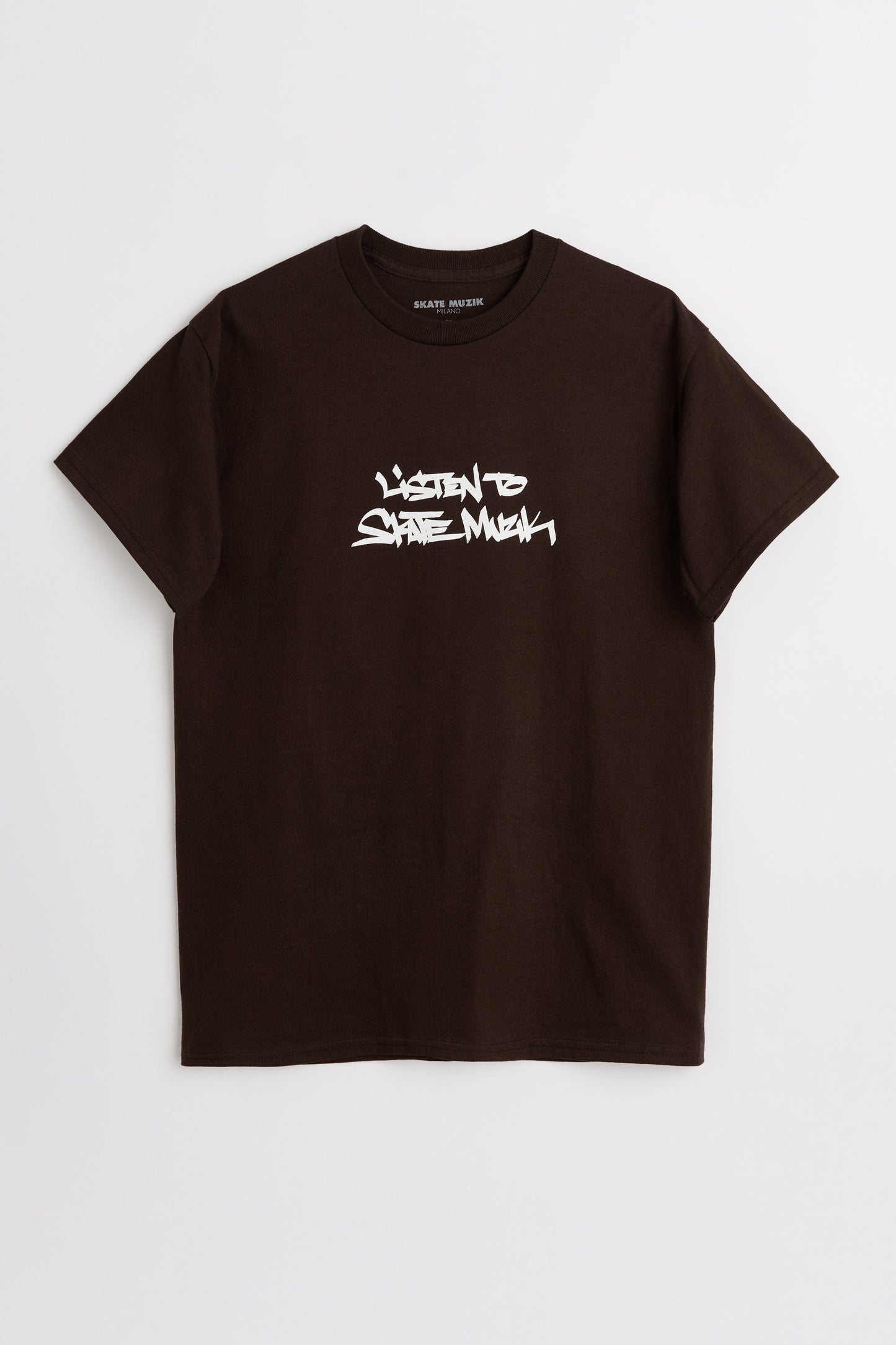 Skate Muzik Listen To Skate Muzik Tee Brown