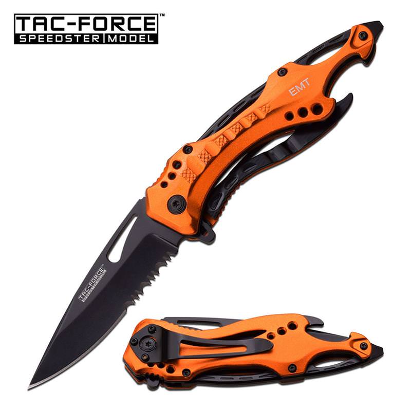 Tac-Force EMT Sports Bike Handle Assisted Opening Knife