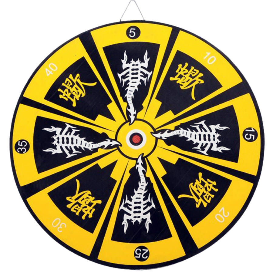 Oriental Stinger Bullseye Throwing Knife Target Dart Board