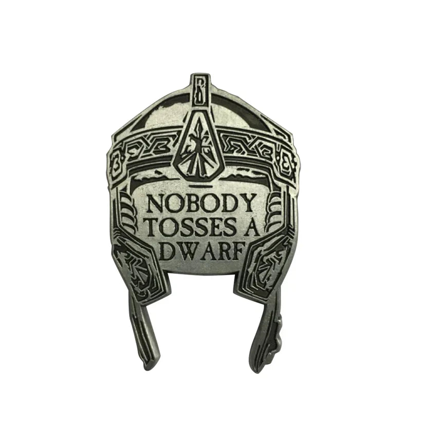 The Lord of the Rings Limited Edition Dwarf Tossing Pin Badge