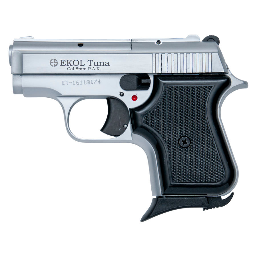 Replica Tuna V950 JF Blank Firing Pistol Nickel Finish - TOPHATTER'S ARMORY DEALS