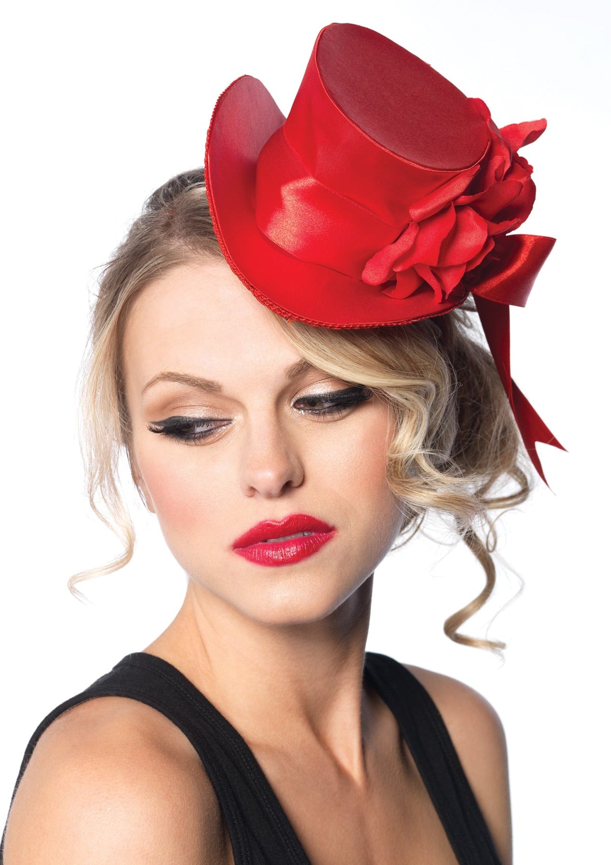 Mini Satin Top Hat